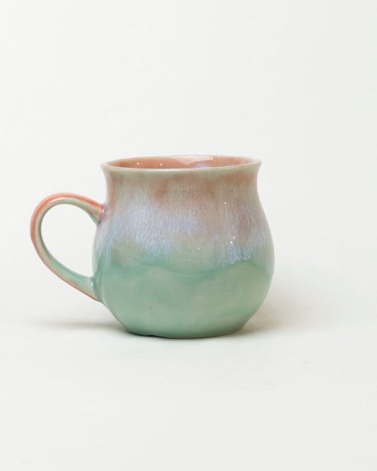 Kubek mięta z różaną poświatą