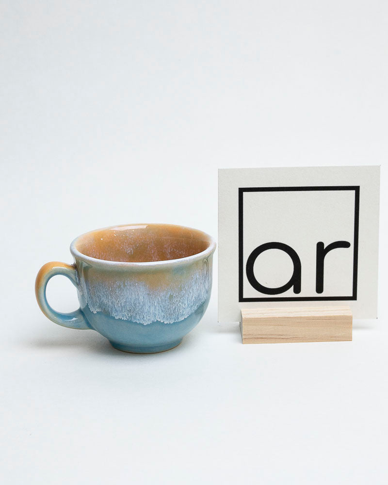 Filiżanka z talerzykiem – poranny błękit