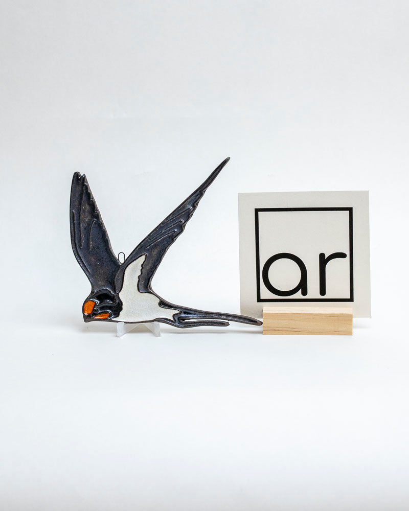 Jaskółka ceramiczna – dekoracja ścienna