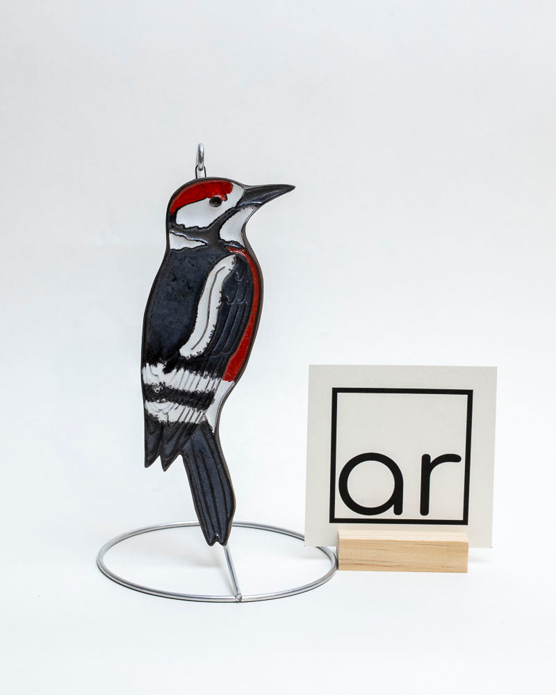 Dzięcioł ceramiczny – dekoracja ścienna