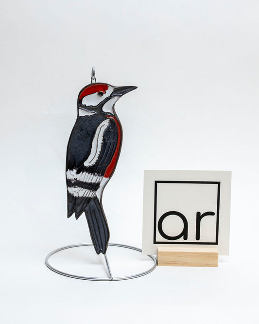 Dzięcioł ceramiczny – dekoracja ścienna