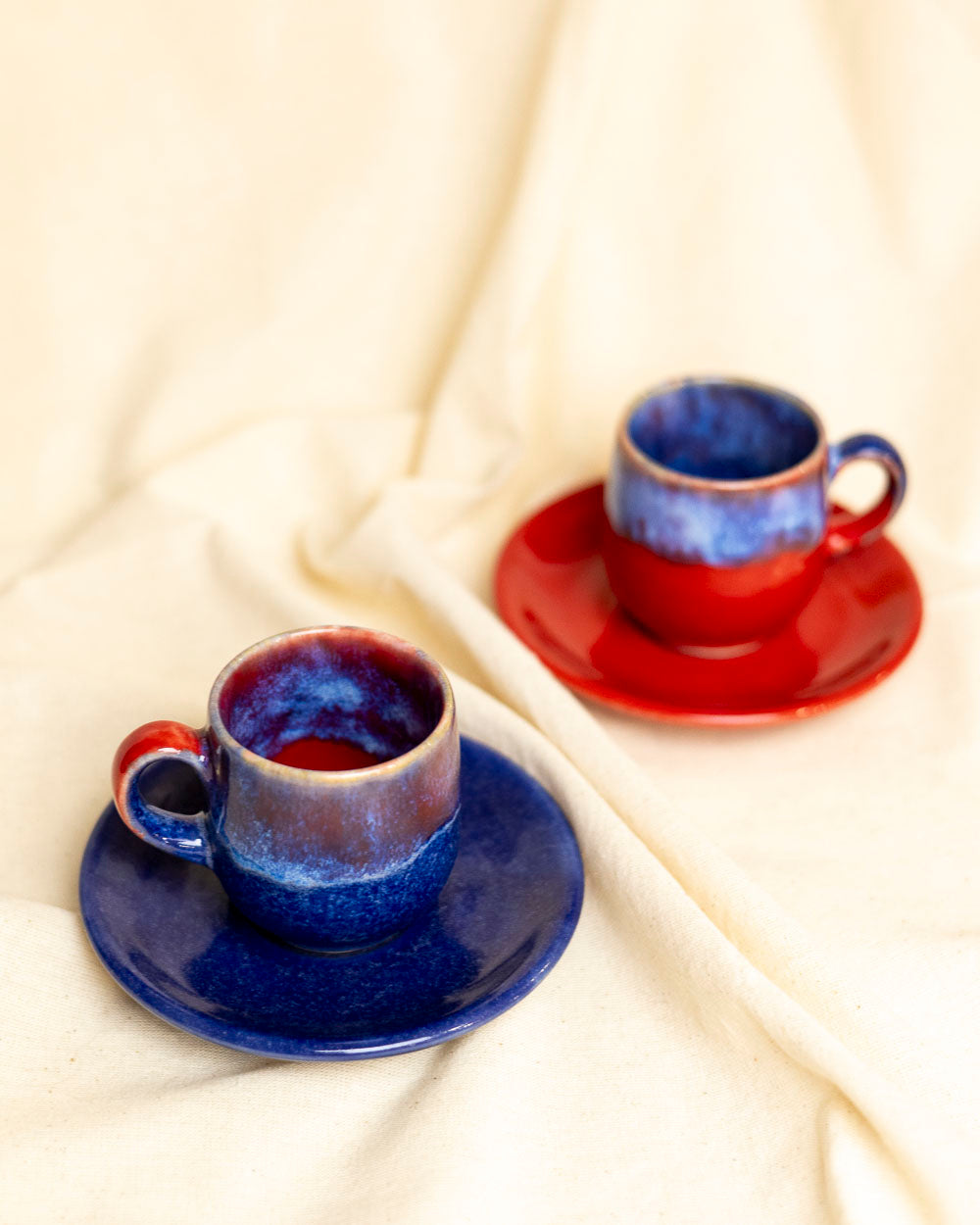 Zestaw filiżanek do espresso – noc i żar