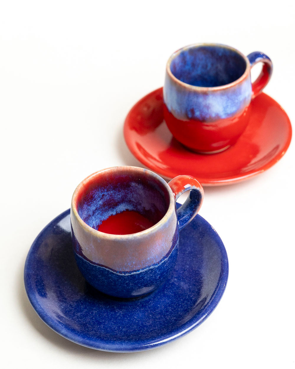 Zestaw filiżanek do espresso – noc i żar