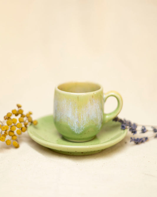 Filiżanka do espresso – pistacjowa mgła