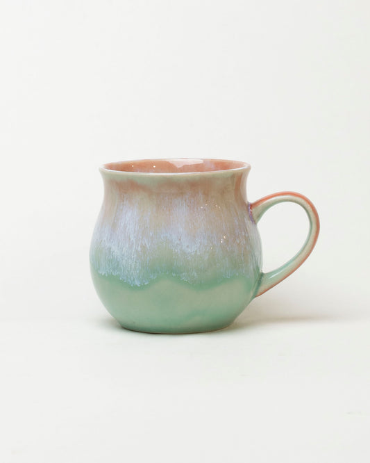 Kubek mięta z różaną poświatą