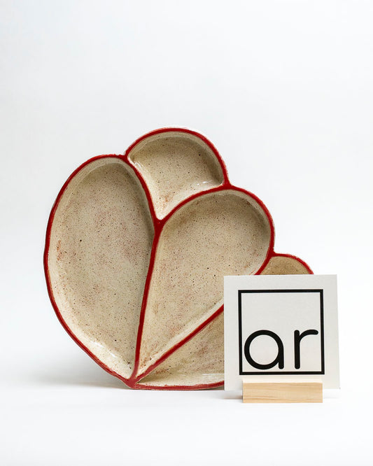 Patera na przekąski – serce na stół