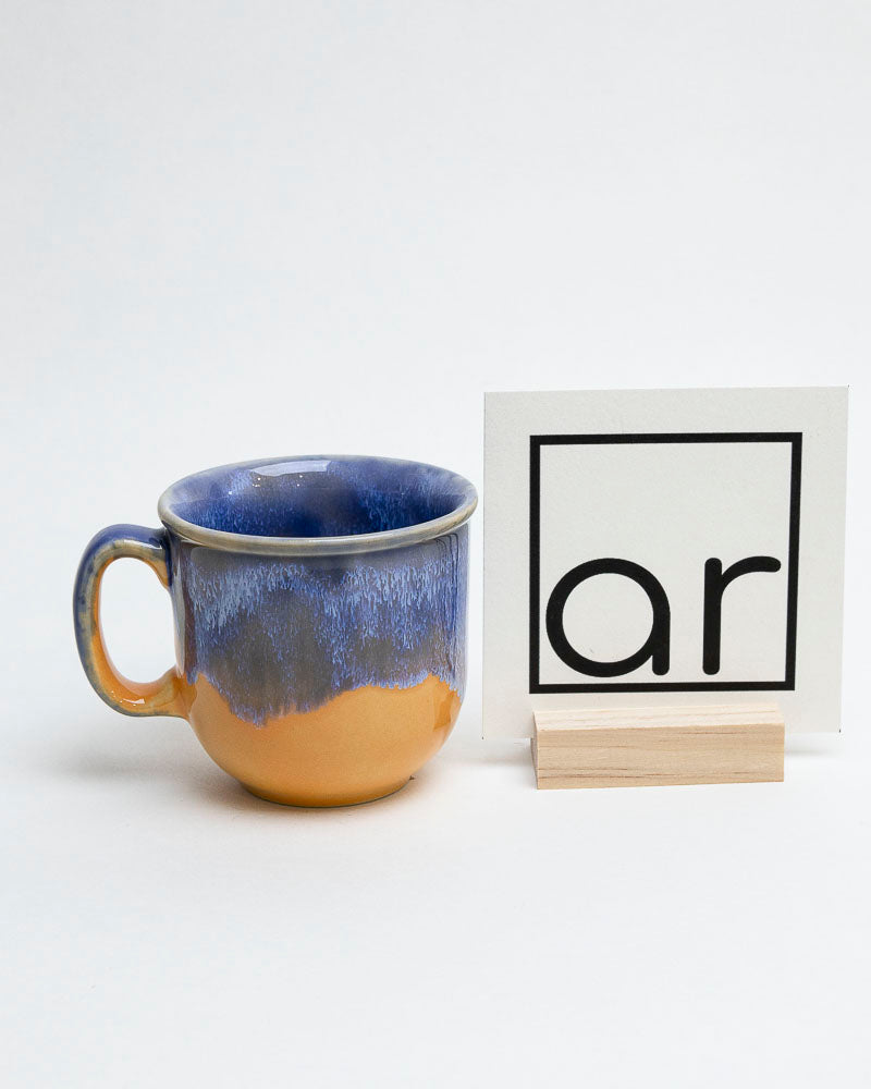 Filiżanka z talerzykiem – szafranowy zmierzch