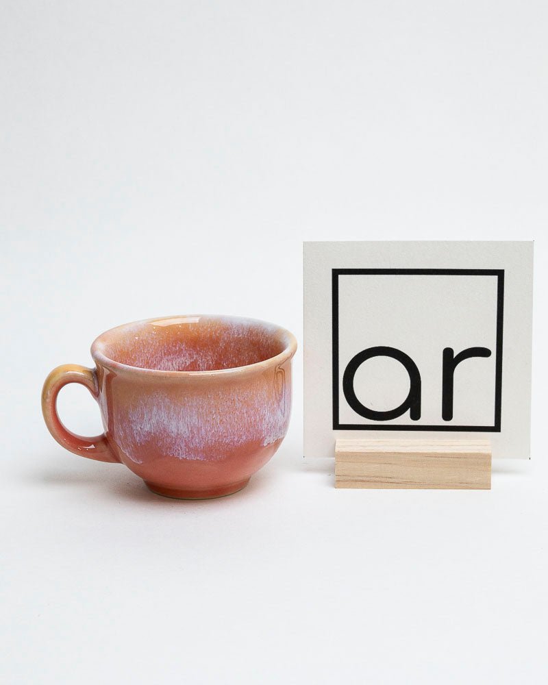 Filiżanka z talerzykiem – malinowy zachód