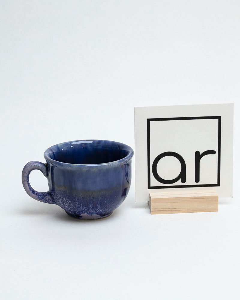 Filiżanka z talerzykiem – atramentowy zmierzch