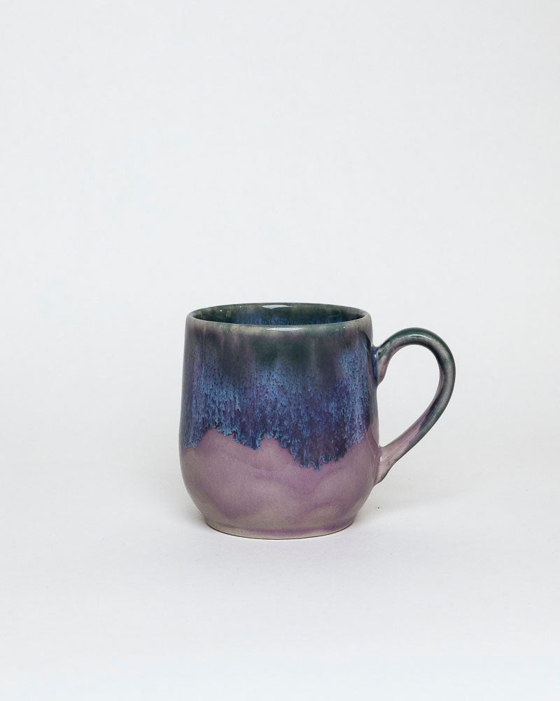 Kubek fiolet-zieleń