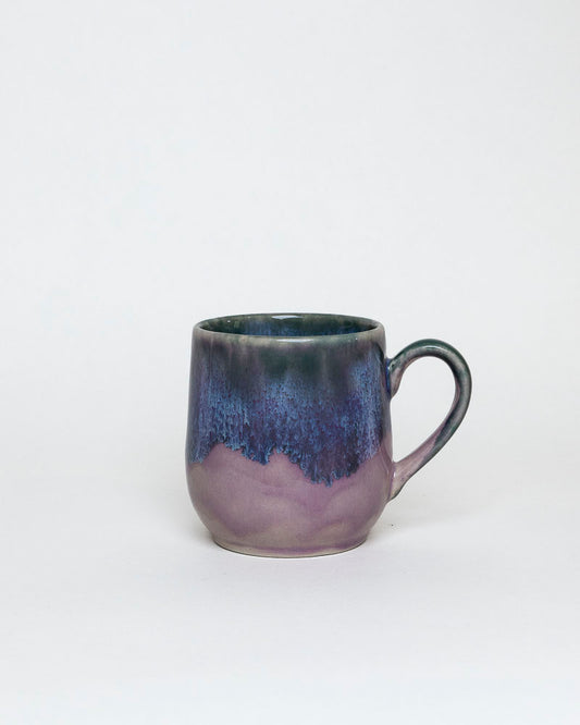 Kubek fiolet-zieleń