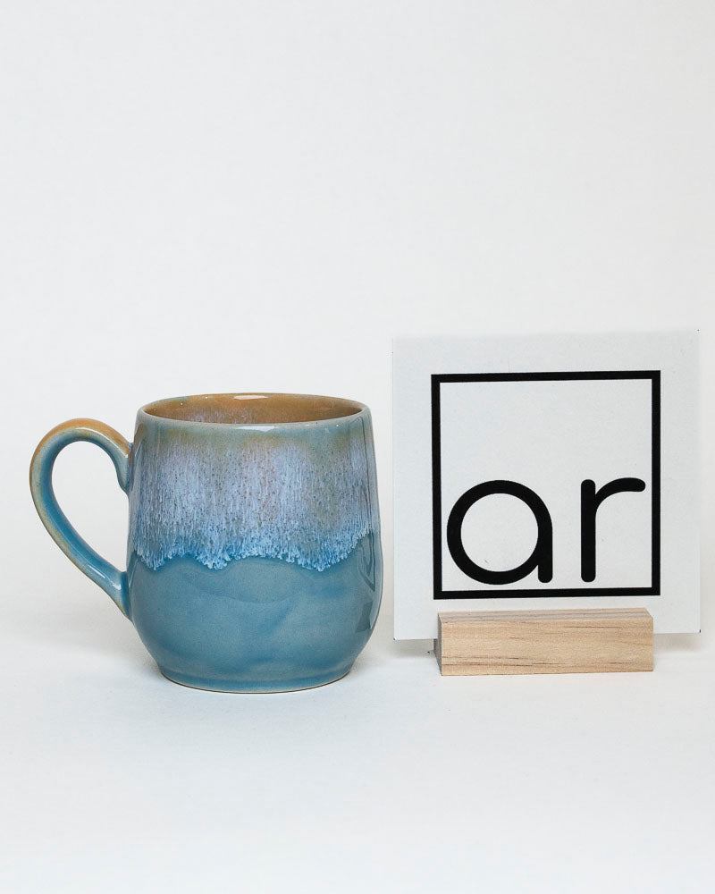 Kubek błękitny-żółty