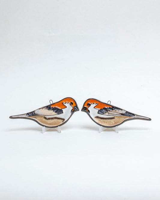 Wróbel ceramiczny – dekoracja ścienna