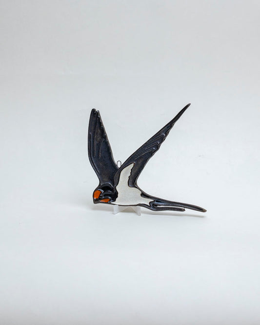 Jaskółka ceramiczna – dekoracja ścienna