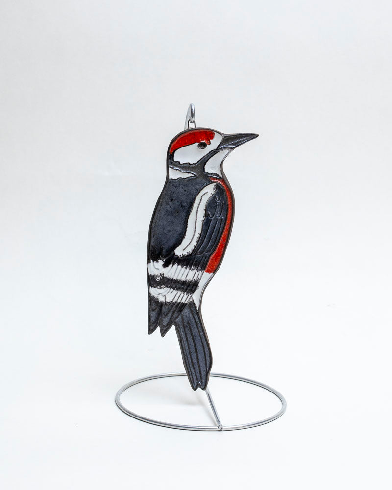 Dzięcioł ceramiczny – dekoracja ścienna